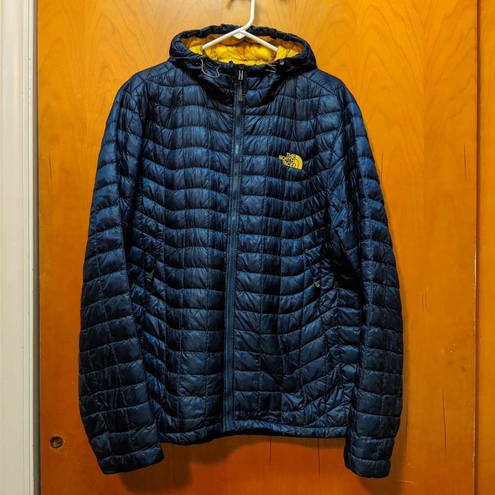 Men's North Face Thermoball Hooded Jacket - Size L